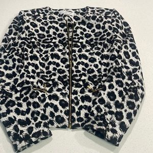 Calvin Klein Leopard Blazer